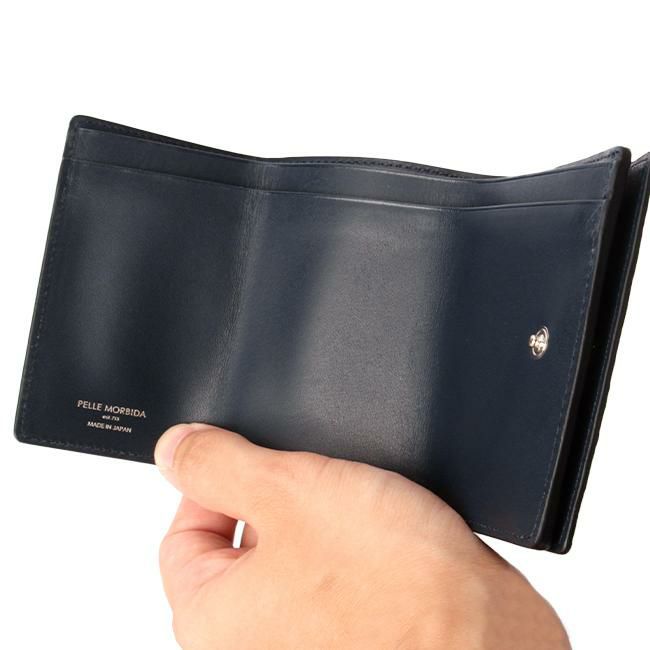 ペッレモルビダ バルカ/レミーキャリアット 三つ折り財布 PELLE MORBIDA pmo-ba619