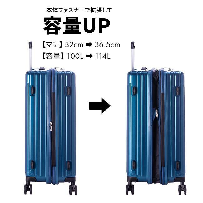 アジアラゲージ フィルパケ スーツケース A.L.I ali-6060-28w