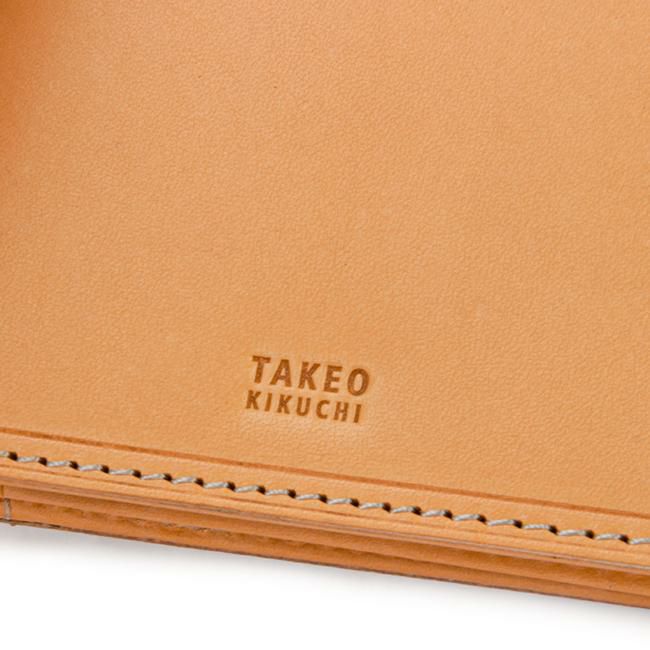 正規取扱店】タケオキクチ サーフェイス 二つ折り財布 TAKEO