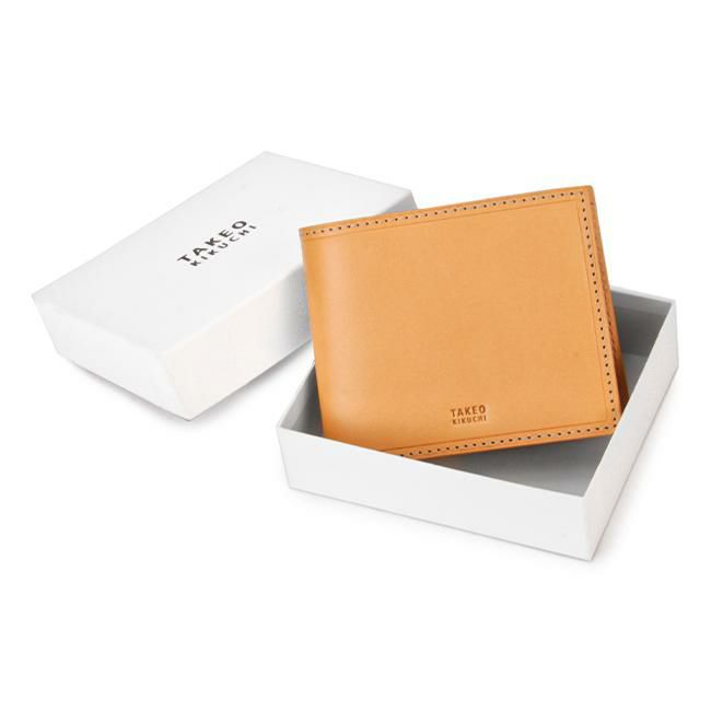 正規取扱店】タケオキクチ サーフェイス 二つ折り財布 TAKEO