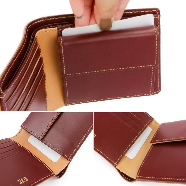 タケオキクチ サーフェイス 二つ折り財布 TAKEO KIKUCHI tk-786604