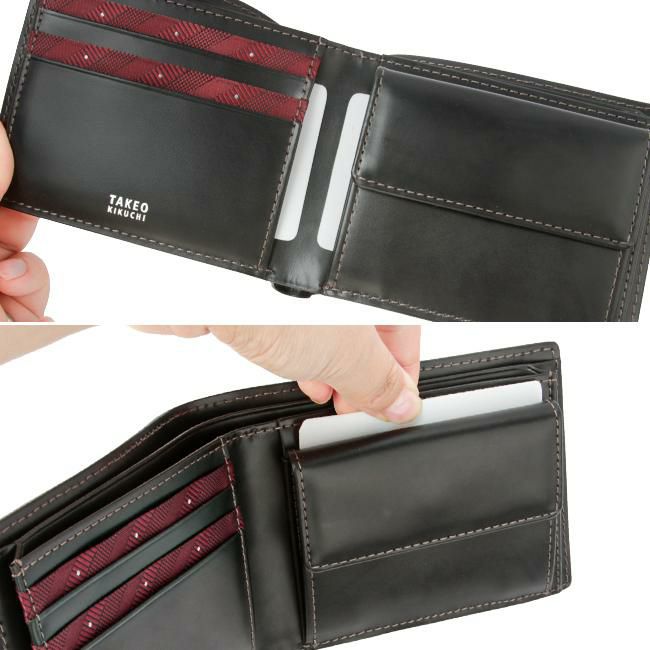 正規取扱店】タケオキクチ マックス 二つ折り財布 TAKEO KIKUCHI