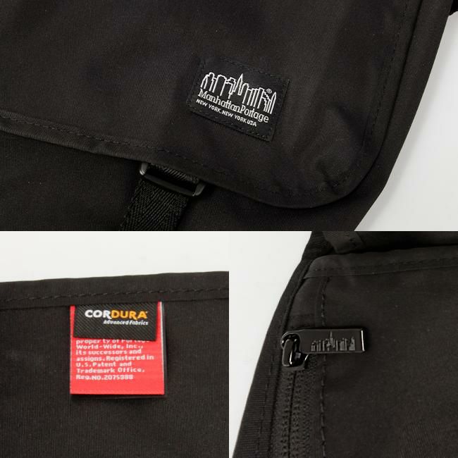 マンハッタンポーテージ ブラックレーベル コーデュラ305P メッセンジャーバッグ Manhattan Portage BLACK LABEL mp1452-305pbl