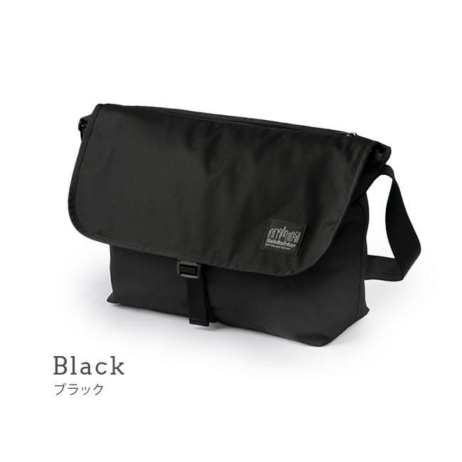 コーデュラ メッセンジャーバッグ ブラック/グリーン 正規取扱店】マンハッタンポーテージ ブラックレーベル