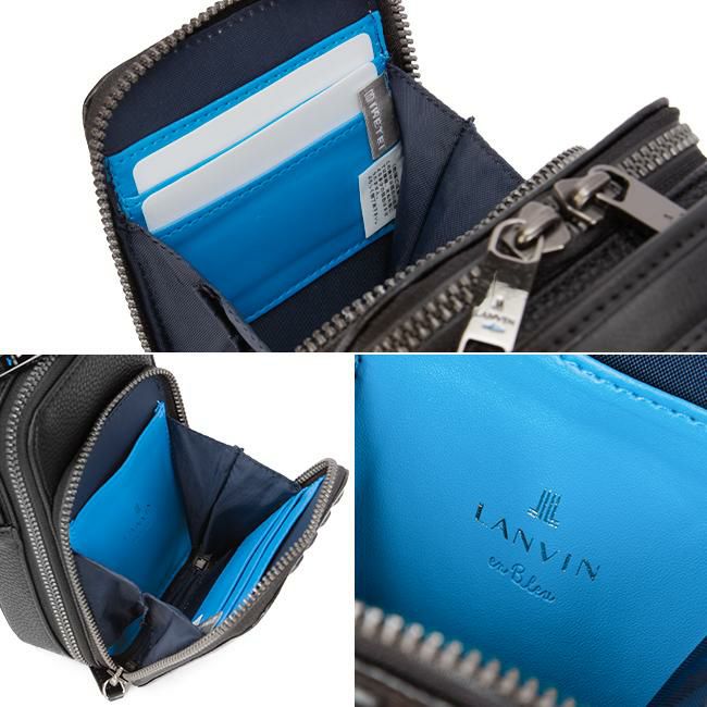 ランバンオンブルー タンブル ショルダーバッグ LANVIN en Bleu lenb