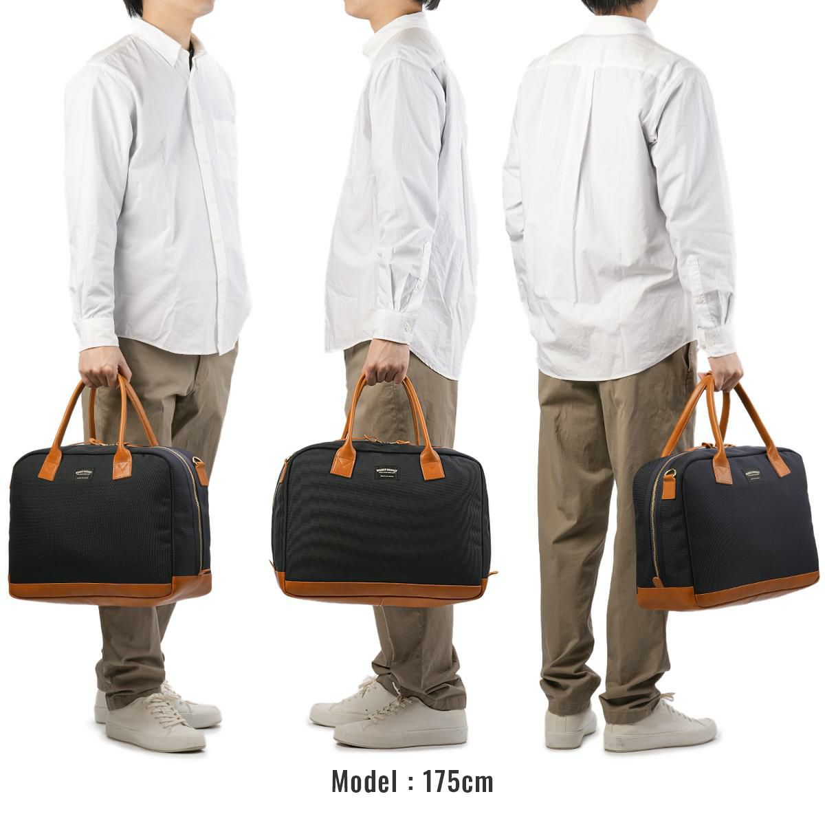 ワンダーバゲージ グッドマンズ ボストンバッグ WONDER BAGGAGE wb-g-034