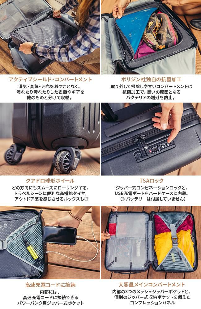 グレゴリー トラベル スーツケース GREGORY quadro-pro22