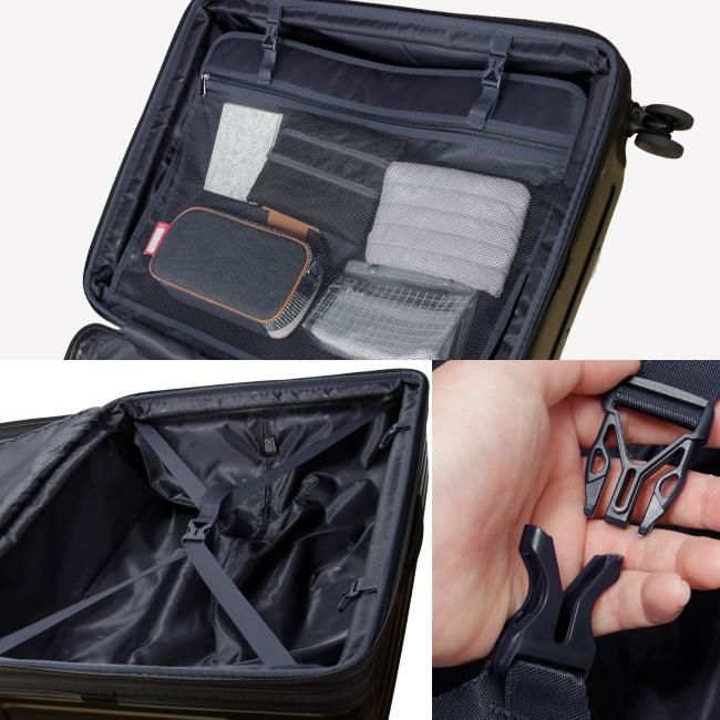 タケオキクチ シティブラック スーツケース TAKEO KIKUCHI cty006a