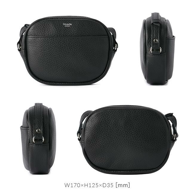 ブランクレ イタリー シュリンクレザー ショルダーバッグ blancle bc1226-ita