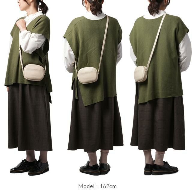 ブランクレ イタリー シュリンクレザー ショルダーバッグ blancle bc1226-ita