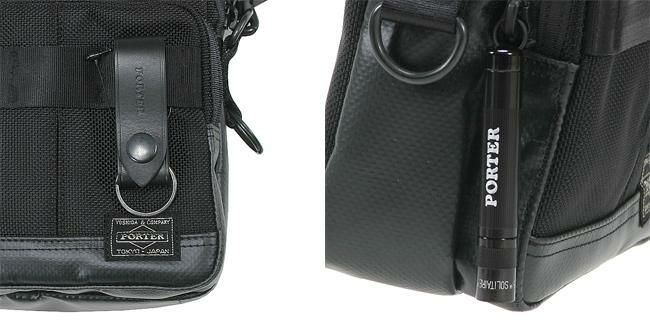 ポーターヒート　ショルダー　マグライト破損 美品】PORTER ポーター ヒート スリング ショルダーバッグ