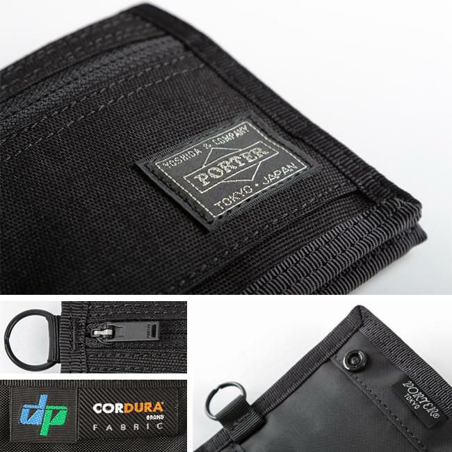 吉田カバン/ポーター/ハイブリッド/二つ折り財布【737-17829】【LOG