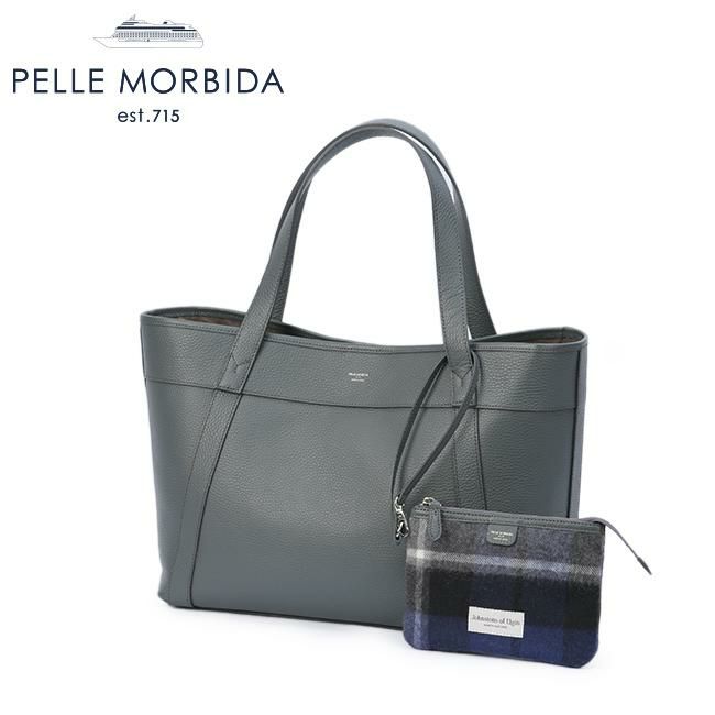 ペッレモルビダ ×ジョンストンズ オブ エルガン トートバッグ PELLE MORBIDA ject010