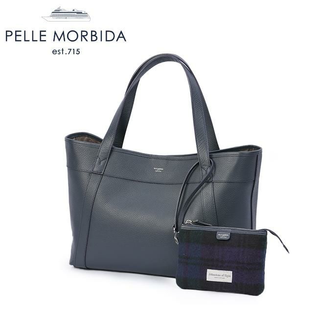 ペッレモルビダ ×ジョンストンズ オブ エルガン トートバッグ PELLE MORBIDA ject010