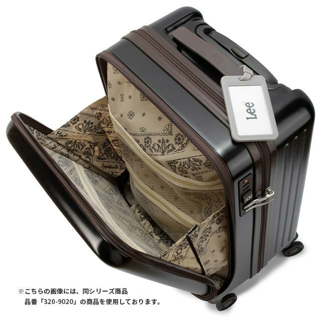 正規取扱店】Lee リー ジャーニー スーツケース 53L Mサイズ フロントオープン 軽量 ファスナー Journey 320-9021 キャリーケース  キャリーバッグ