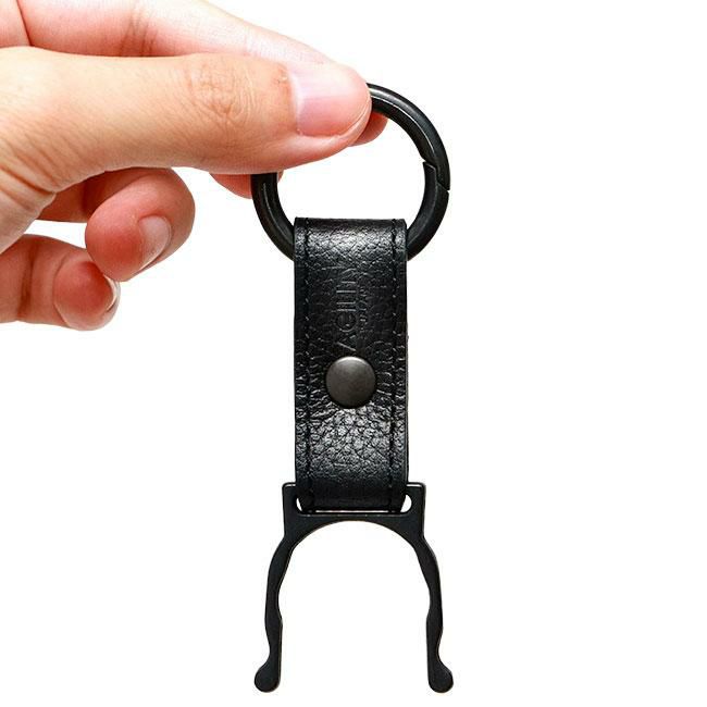 メール便選択で送料無料 アジリティ アッファ ペットボトルホルダー カラビナリング付き 本革 日本製 ブランド SGシュリンク AGILITY affa 1143