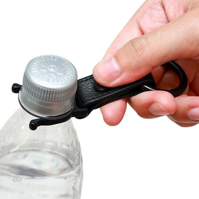 メール便選択で送料無料 アジリティ アッファ ペットボトルホルダー カラビナリング付き 本革 日本製 ブランド SGシュリンク AGILITY affa 1143