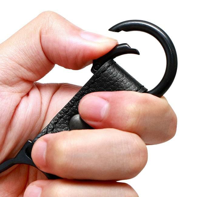 メール便選択で送料無料 アジリティ アッファ ペットボトルホルダー カラビナリング付き 本革 日本製 ブランド SGシュリンク AGILITY affa 1143