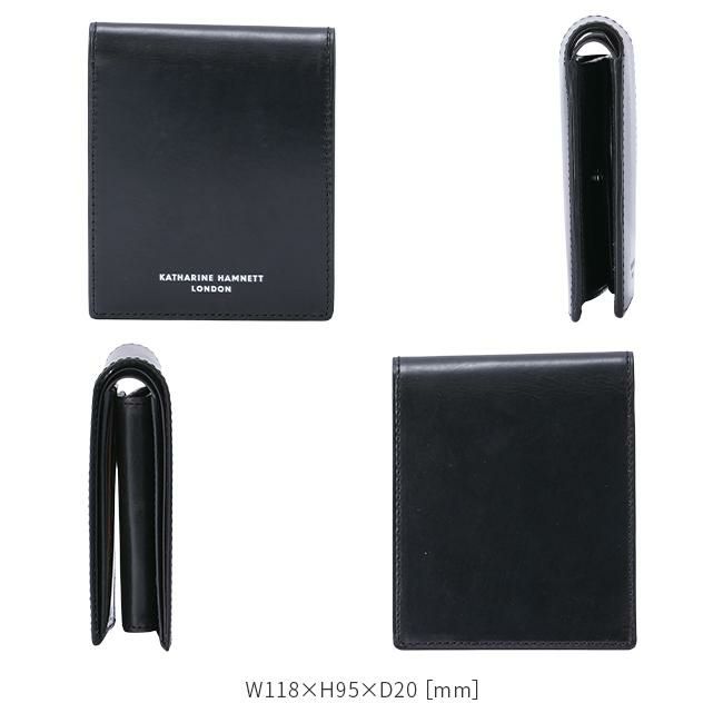 キャサリンハムネット カーフ【LTD】 二つ折り財布 KATHARINE HAMNETT LONDON khl-490-50800