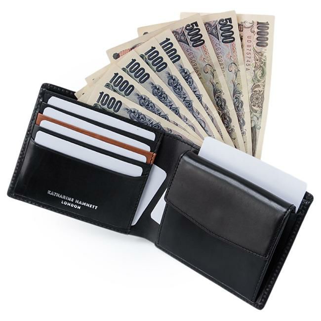 キャサリンハムネット カーフ【LTD】 二つ折り財布 KATHARINE HAMNETT LONDON khl-490-50800