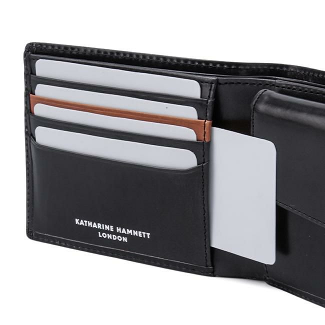 キャサリンハムネット カーフ【LTD】 二つ折り財布 KATHARINE HAMNETT LONDON khl-490-50800