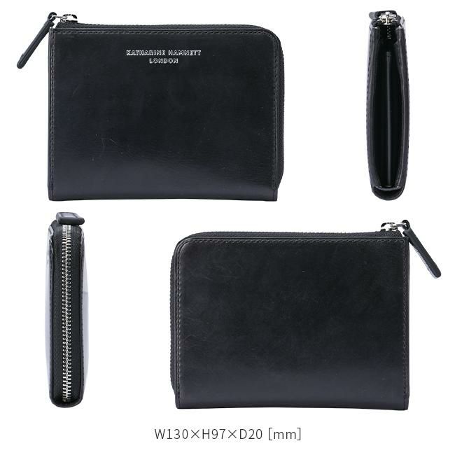 キャサリンハムネット カーフ【LTD】 二つ折り財布 KATHARINE HAMNETT LONDON khl-490-50801