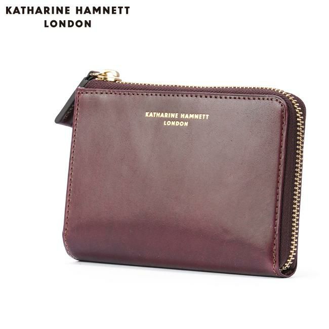 キャサリンハムネット カーフ【LTD】 二つ折り財布 KATHARINE HAMNETT LONDON khl-490-50801