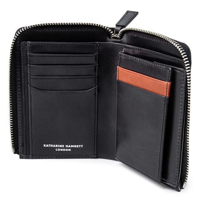 キャサリンハムネット カーフ【LTD】 ミドル財布 KATHARINE HAMNETT LONDON khl-490-50802