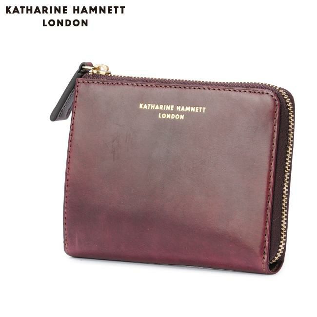 キャサリンハムネット カーフ【LTD】 ミドル財布 KATHARINE HAMNETT LONDON khl-490-50802