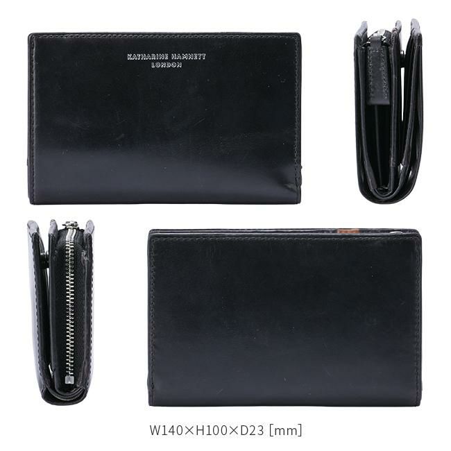 キャサリンハムネット カーフ【LTD】 ミドル財布 KATHARINE HAMNETT LONDON khl-490-50803
