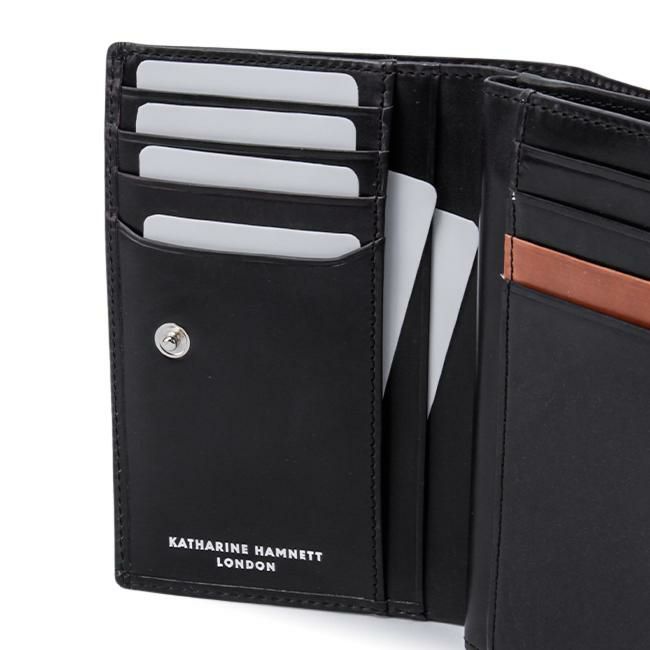 キャサリンハムネット カーフ【LTD】 ミドル財布 KATHARINE HAMNETT LONDON khl-490-50803