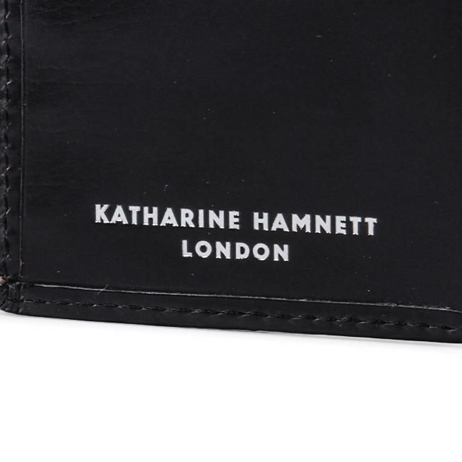 キャサリンハムネット カーフ【LTD】 ミドル財布 KATHARINE HAMNETT LONDON khl-490-50803