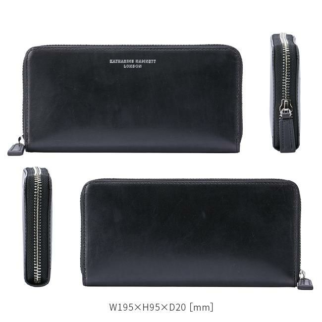 キャサリンハムネット カーフ【LTD】 長財布 KATHARINE HAMNETT LONDON khl-490-50804
