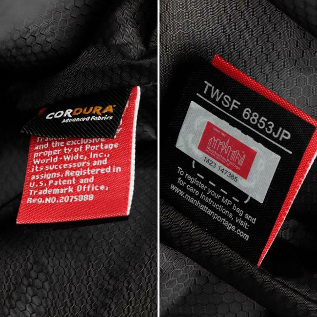 マンハッタンポーテージ ブラックレーベル コーデュラ305P トートバッグ Manhattan Portage BLACK LABEL mp1496gjr-305pbl