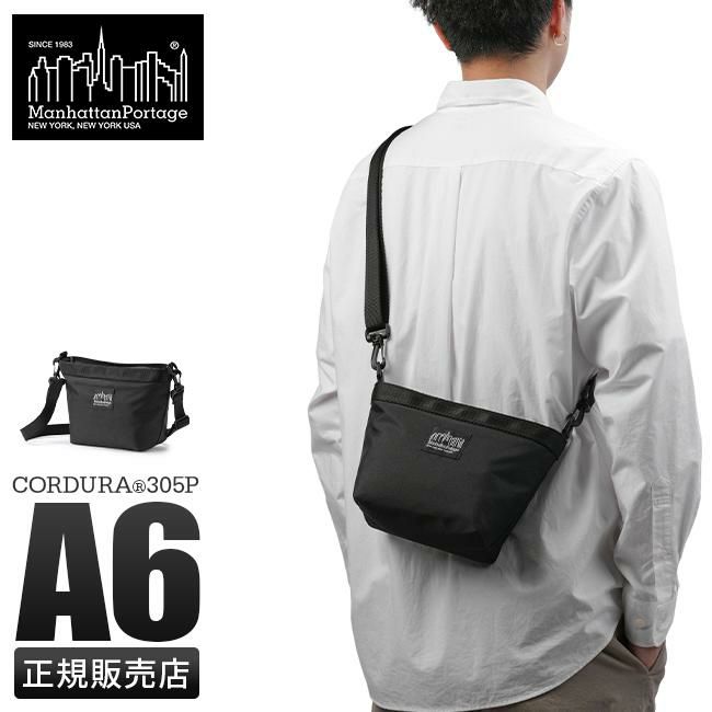 マンハッタンポーテージ ブラックレーベル コーデュラ305P ショルダーバッグ Manhattan Portage BLACK LABEL mp2400-305pbl