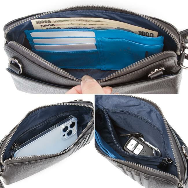 ランバンオンブルー タンブル ショルダーバッグ LANVIN en Bleu lenb-512121