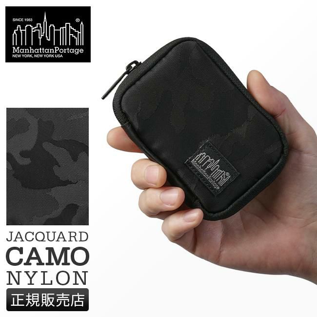 マンハッタンポーテージ ブラックレーベル JACQUARD CAMO NYLON キーケース キーホルダー Manhattan Portage BLACK LABEL mp1035jqdcambl