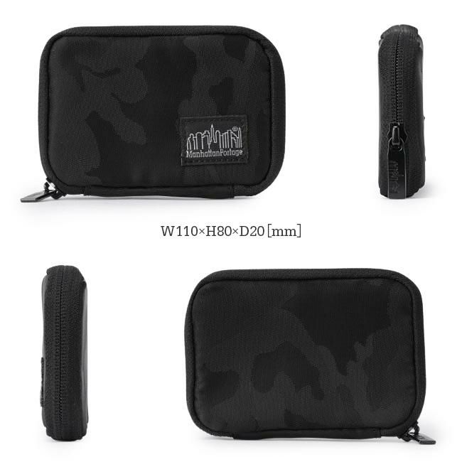 マンハッタンポーテージ ブラックレーベル JACQUARD CAMO NYLON キーケース キーホルダー Manhattan Portage BLACK LABEL mp1035jqdcambl