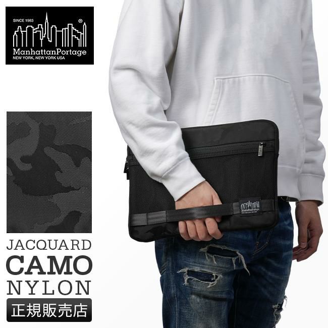 マンハッタンポーテージ ブラックレーベル JACQUARD CAMO NYLON ドキュメントケース Manhattan Portage BLACK LABEL mp1063jqdcambl