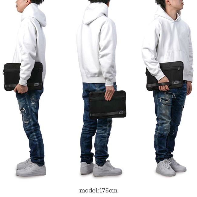 マンハッタンポーテージ ブラックレーベル JACQUARD CAMO NYLON ドキュメントケース Manhattan Portage BLACK LABEL mp1063jqdcambl