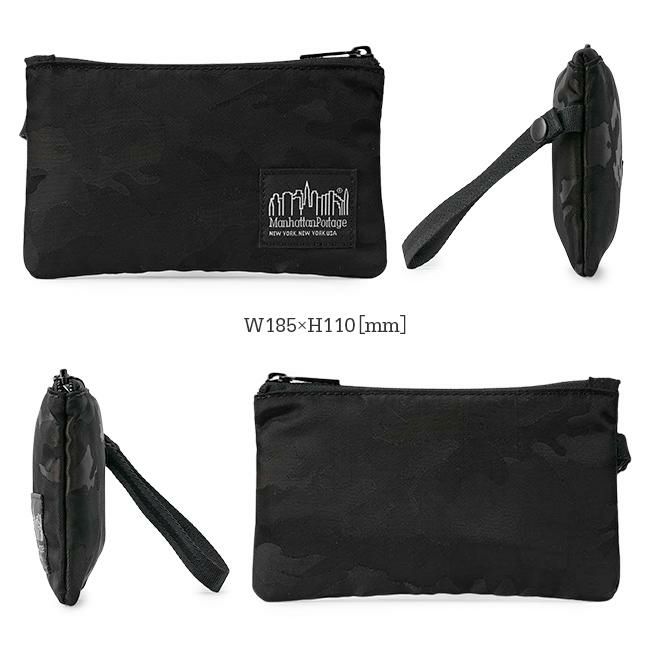 マンハッタンポーテージ ブラックレーベル JACQUARD CAMO NYLON ポーチ Manhattan Portage BLACK LABEL mp1082wjqdcambl