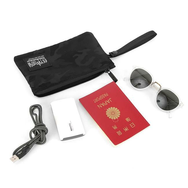 マンハッタンポーテージ ブラックレーベル JACQUARD CAMO NYLON ポーチ Manhattan Portage BLACK LABEL mp1082wjqdcambl
