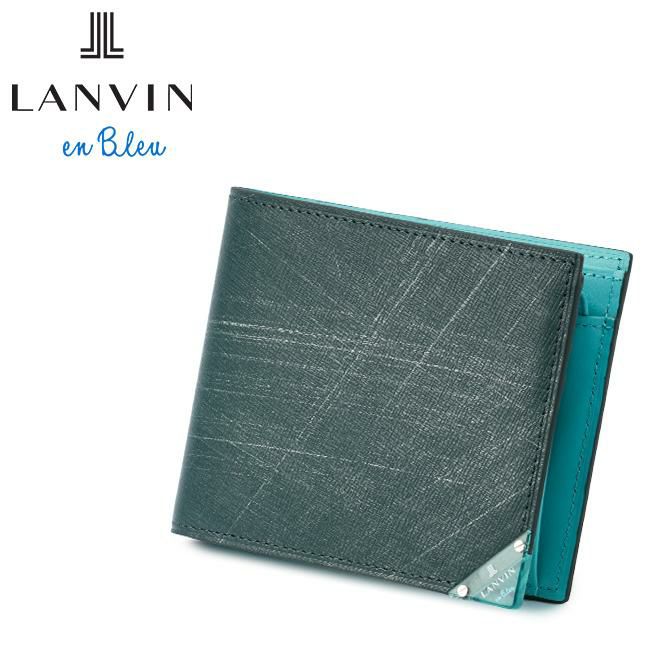 ランバンオンブルー アクア 二つ折り財布 LANVIN en Bleu lenb-513622
