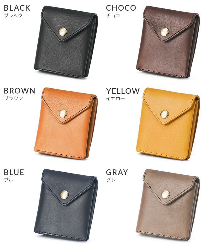 クランプ イタリアンシュリンクレザー 二つ折り財布 Cramp cr-175