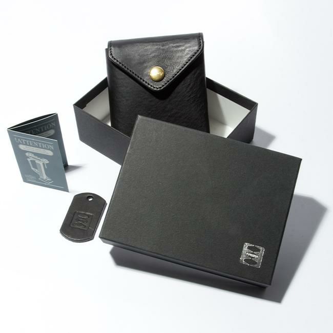 クランプ イタリアンシュリンクレザー 二つ折り財布 Cramp cr-175