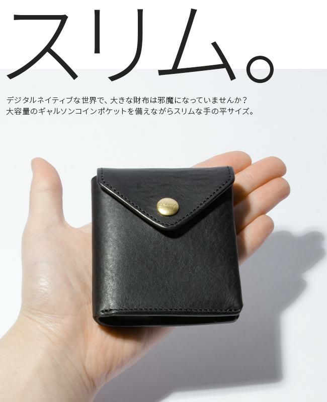 クランプ イタリアンシュリンクレザー 二つ折り財布 Cramp cr-175