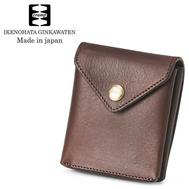 クランプ イタリアンシュリンクレザー 二つ折り財布 Cramp cr-175