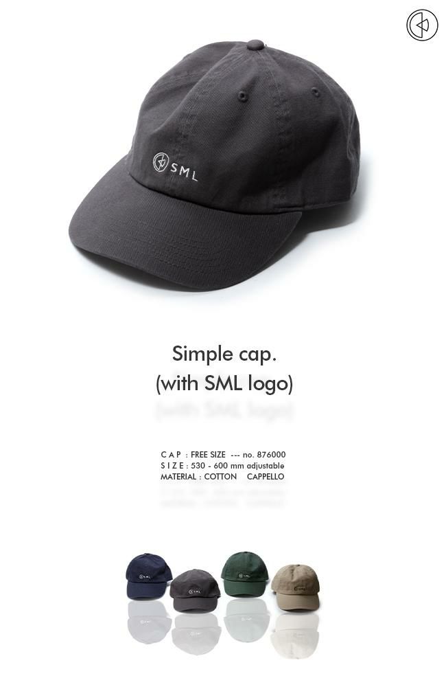SML LOGO CAP 帽子  sml-876000