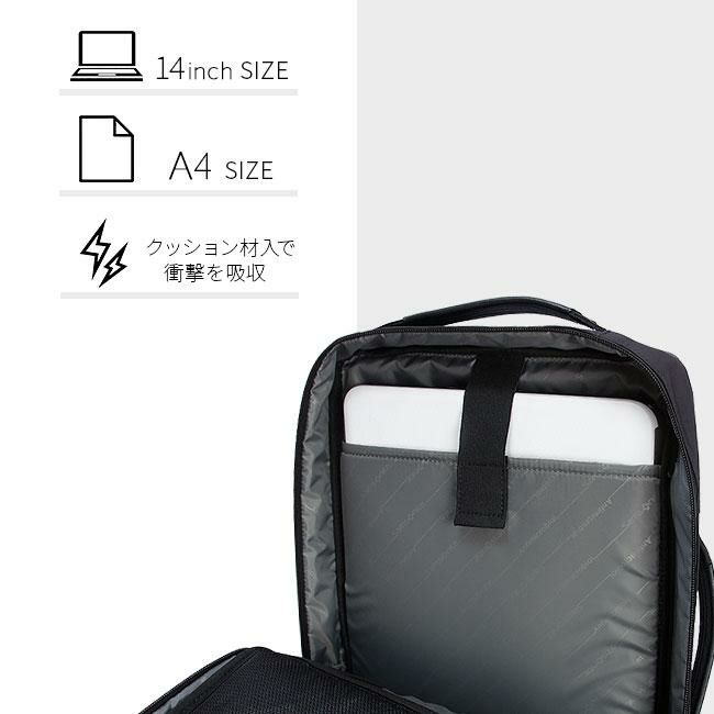 サムソナイト サブ-リム ビジネスリュック Samsonite ht7-001