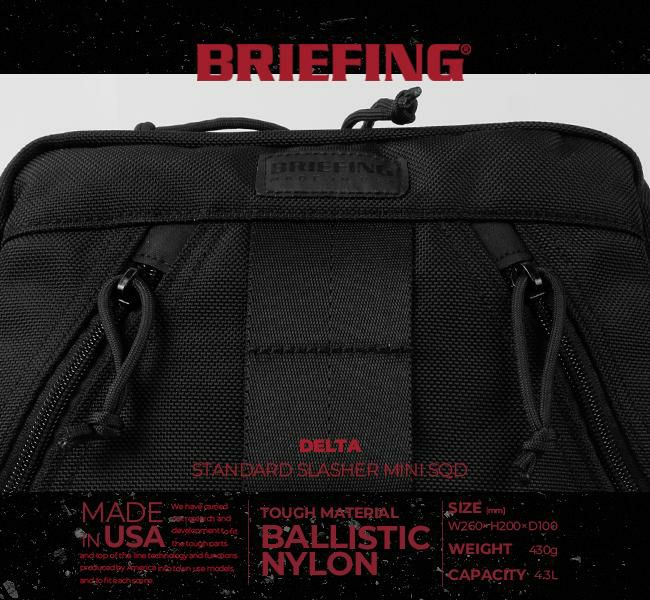 ブリーフィング USA/デルタ ショルダーバッグ BRIEFING delta-slasher-mini